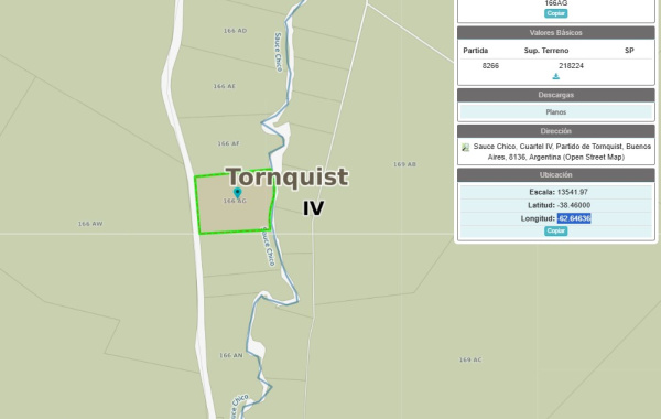 Km 44 Ruta 35, Tornquist, Buenos Aires, 0 , 0 ,0,Campo,Venta,Ruta 35,0,2003 Km 44 Ruta 35, Tornquist, Buenos Aires, 0 , 0 ,0,Campo,Venta,Ruta 35,0,2003