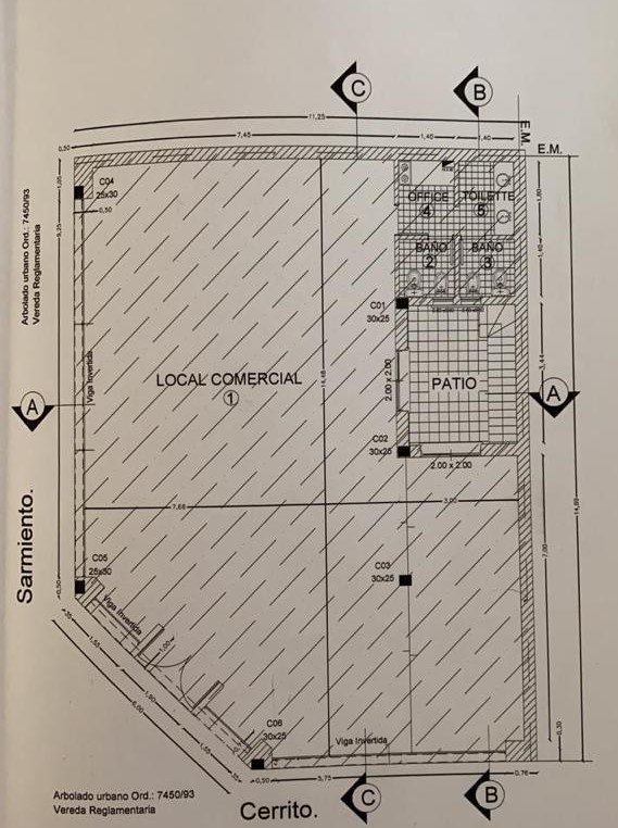 1103 Sarmiento, Bahía Blanca, Buenos Aires, 8000, ,2 BathroomsBathrooms,Local comercial,Venta,Sarmiento ,1175