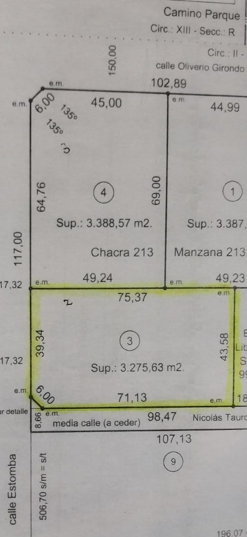 4000 estomba, Bahía Blanca, Buenos Aires, 8000, ,Terreno,Venta,estomba,1183