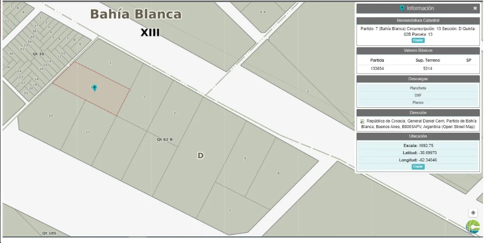 villa bordeau, Bahía Blanca, Buenos Aires, 8000, ,Terreno,Venta,villa bordeau,1220