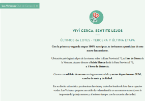 sierra de la ventana, Buenos Aires, 8168, ,Terreno,Venta,1237