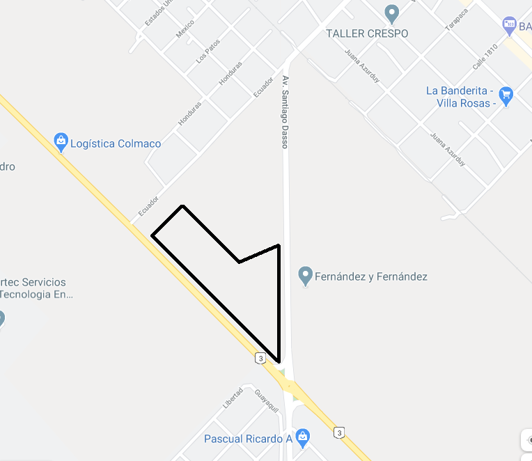 Av. Santiago Dasso, Bahía Blanca, Buenos Aires, 8000, ,Terreno,Venta,Av. Santiago Dasso,1284