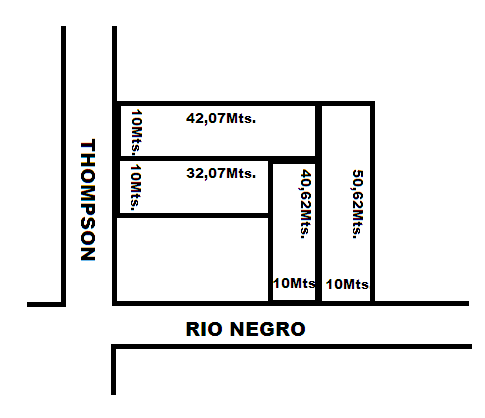 1300 thompson, Bahía Blanca, Buenos Aires, 8000, ,Terreno,Venta,thompson,1285
