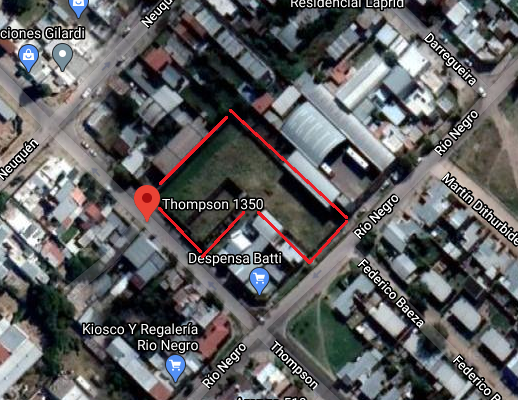 1300 thompson, Bahía Blanca, Buenos Aires, 8000, ,Terreno,Venta,thompson,1285