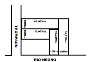 1300 thompson, Bahía Blanca, Buenos Aires, 8000, ,Terreno,Venta,thompson,1285