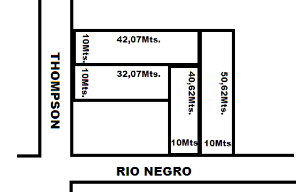 1300 thompson, Bahía Blanca, Buenos Aires, 8000, ,Terreno,Venta,thompson,1285