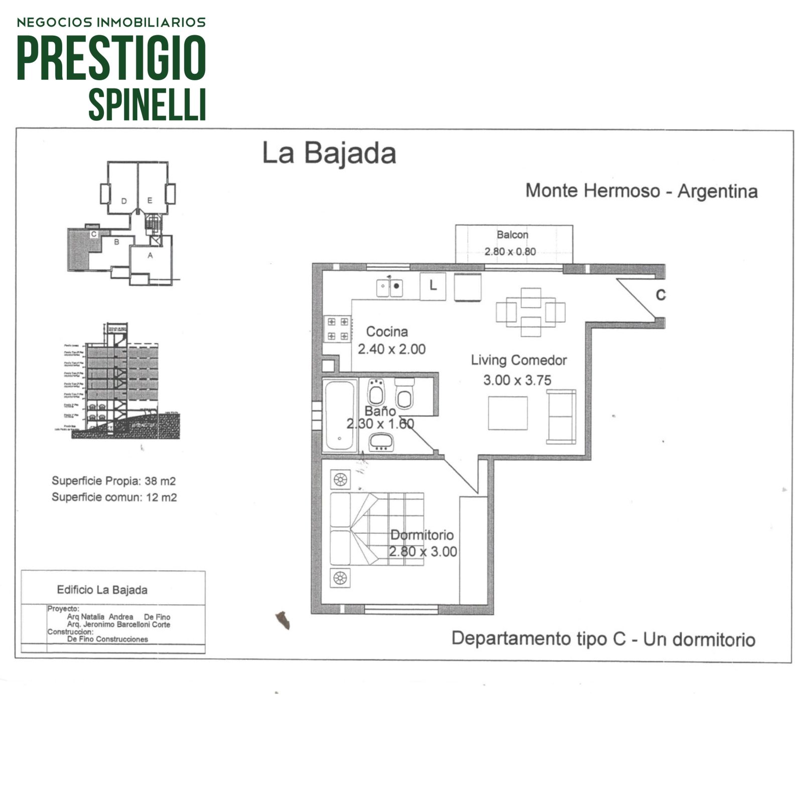 276 pedro de mendoza, Monte Hermoso, Buenos Aires, 8135, ,Departamento,Venta,pedro de mendoza,1324