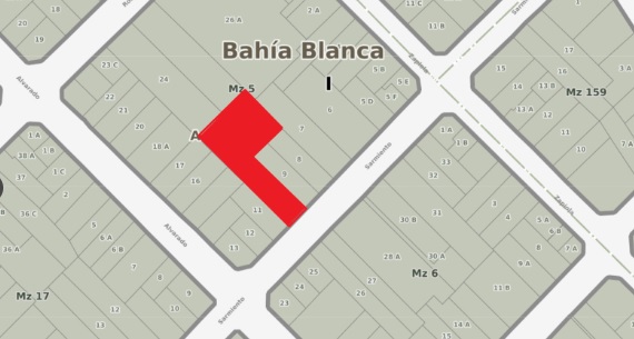 326 Sarmiento, Bahía Blanca, Buenos Aires, 8000, ,Terreno,Venta,Sarmiento,1597