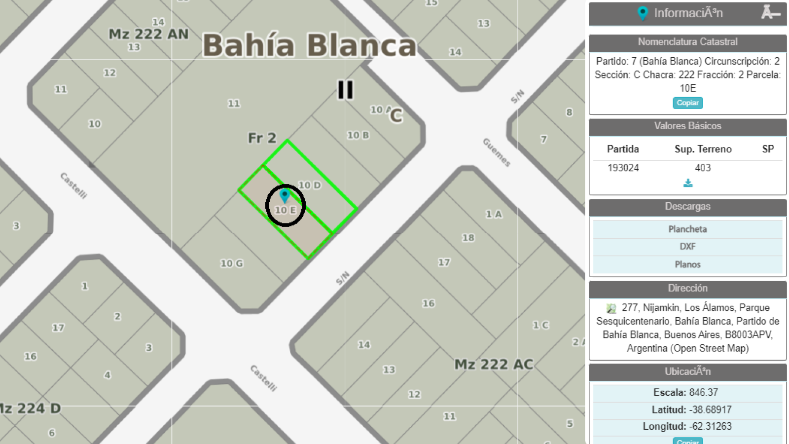277 Nijankin, Bahía Blanca, Buenos Aires, 8000, 0 , 0 ,0,Terreno,Venta,Nijankin,0,1645