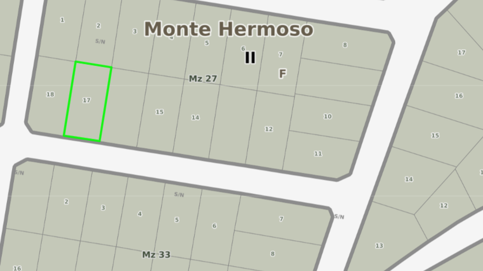 Rodríguez Peña e/ Aladino y Las Galletas, Monte Hermoso, Buenos Aires, ,Terreno,Venta,Rodríguez Peña e/ Aladino y Las Galletas ,1807