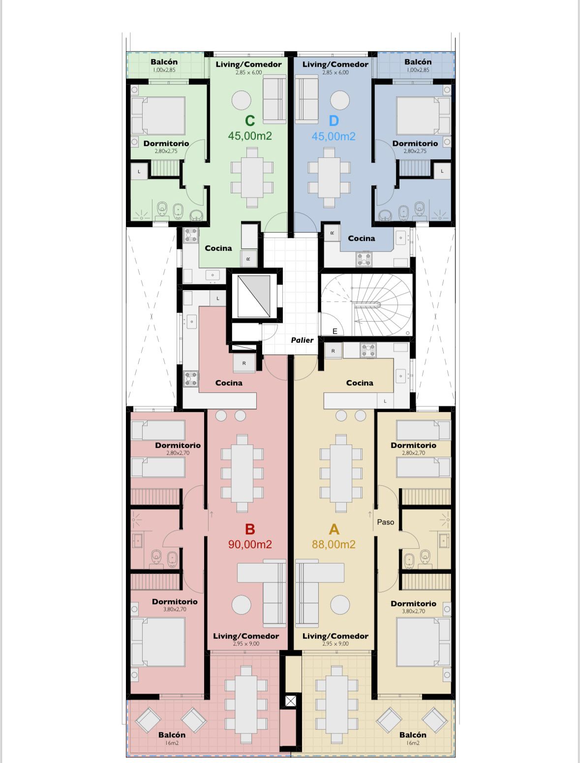 57 Pedro de Mendoza, Monte Hermoso, Monte Hermoso, Buenos Aires, 8135, 2 Bedrooms Bedrooms, 3 Rooms Rooms,1 BathroomBathrooms,Departamento,Venta,Pedro de Mendoza,1826