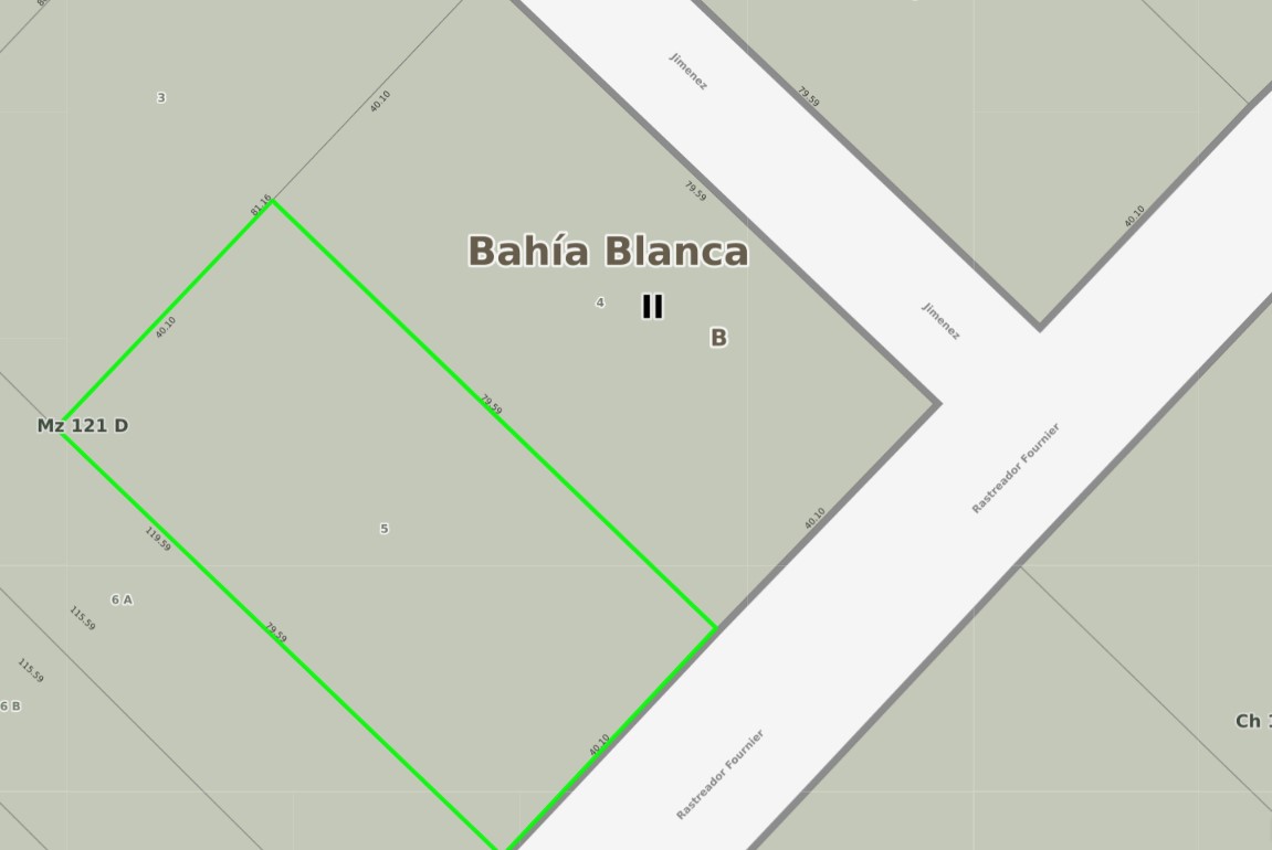 5398 Rastreador Fournier, bahia blanca, Bahia Blanca, Buenos Aires, 8000, 0 , 0 ,0,Terreno,Venta,Rastreador Fournier,0,1911