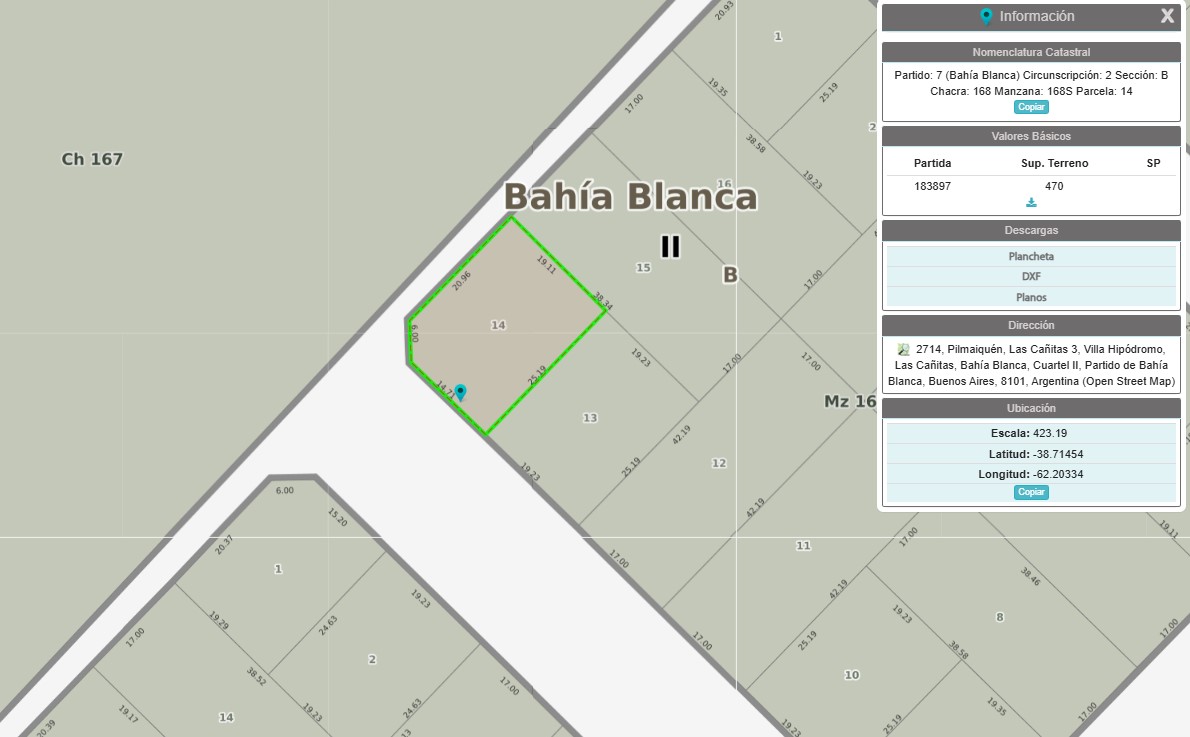 3510 Misioneros, 8000, Bahia Blanca, Buenos Aires, 8000, 0 , 0 ,0,Terreno,Venta,Misioneros,0,1920