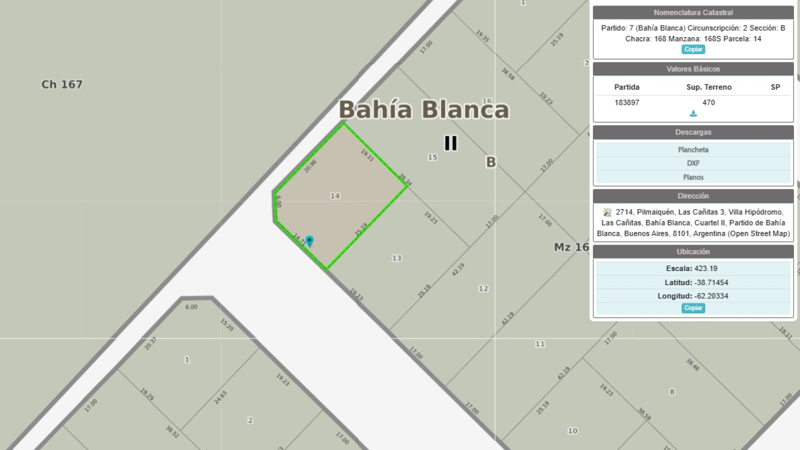 3510 Misioneros, 8000, Bahia Blanca, Buenos Aires, 8000, 0 , 0 ,0,Terreno,Venta,Misioneros,0,1920