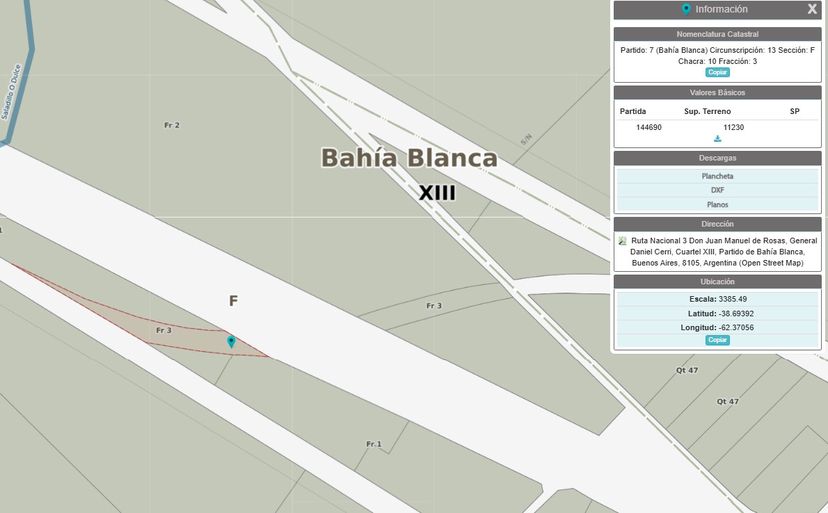 699 Ruta Nacional 3, Bahia Blanca, Buenos Aires, 8000, 0 , 0 ,0,Terreno,Venta,Ruta Nacional 3,0,1922