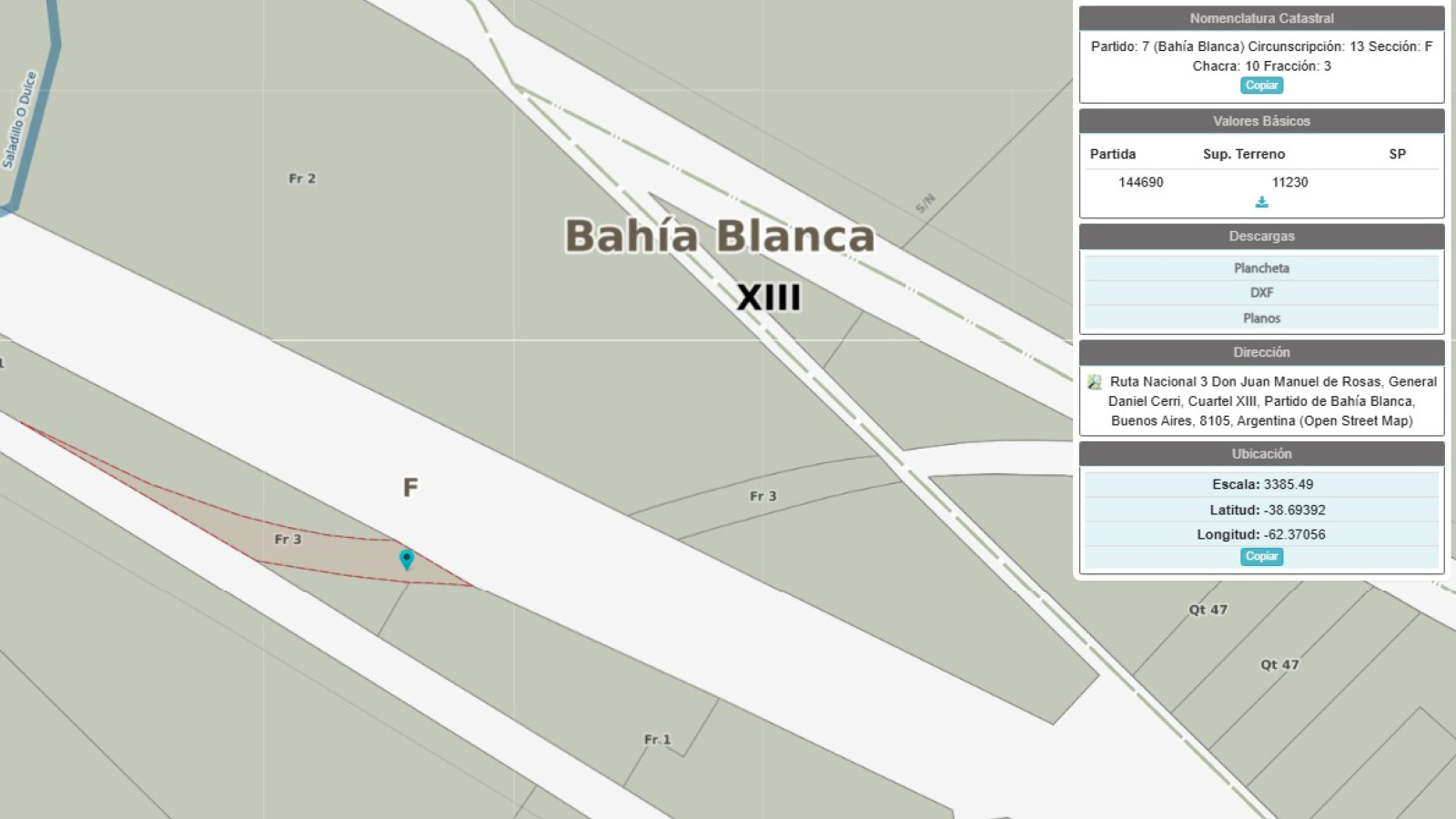 699 Ruta Nacional 3, Bahia Blanca, Buenos Aires, 8000, 0 , 0 ,0,Terreno,Venta,Ruta Nacional 3,0,1922