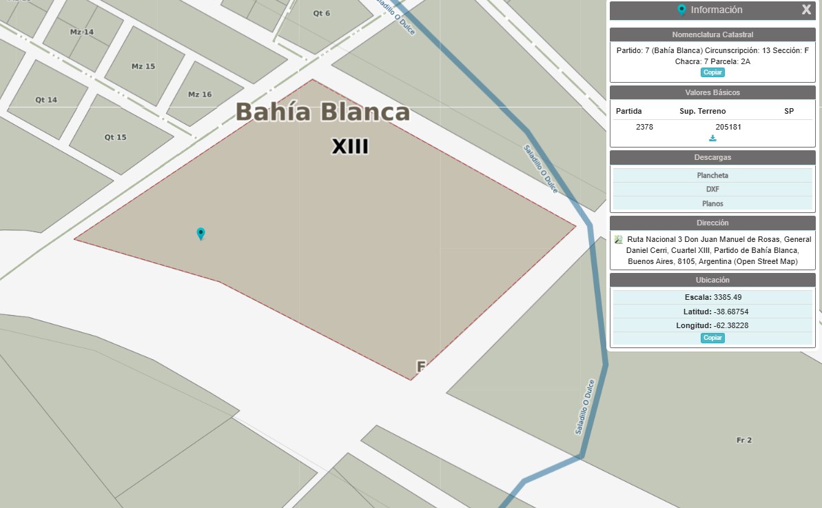 703 Ruta Nacional 3, Bahia Blanca, Buenos Aires, 8000, 0 , 0 ,0,Terreno,Venta,Ruta Nacional 3,0,1924