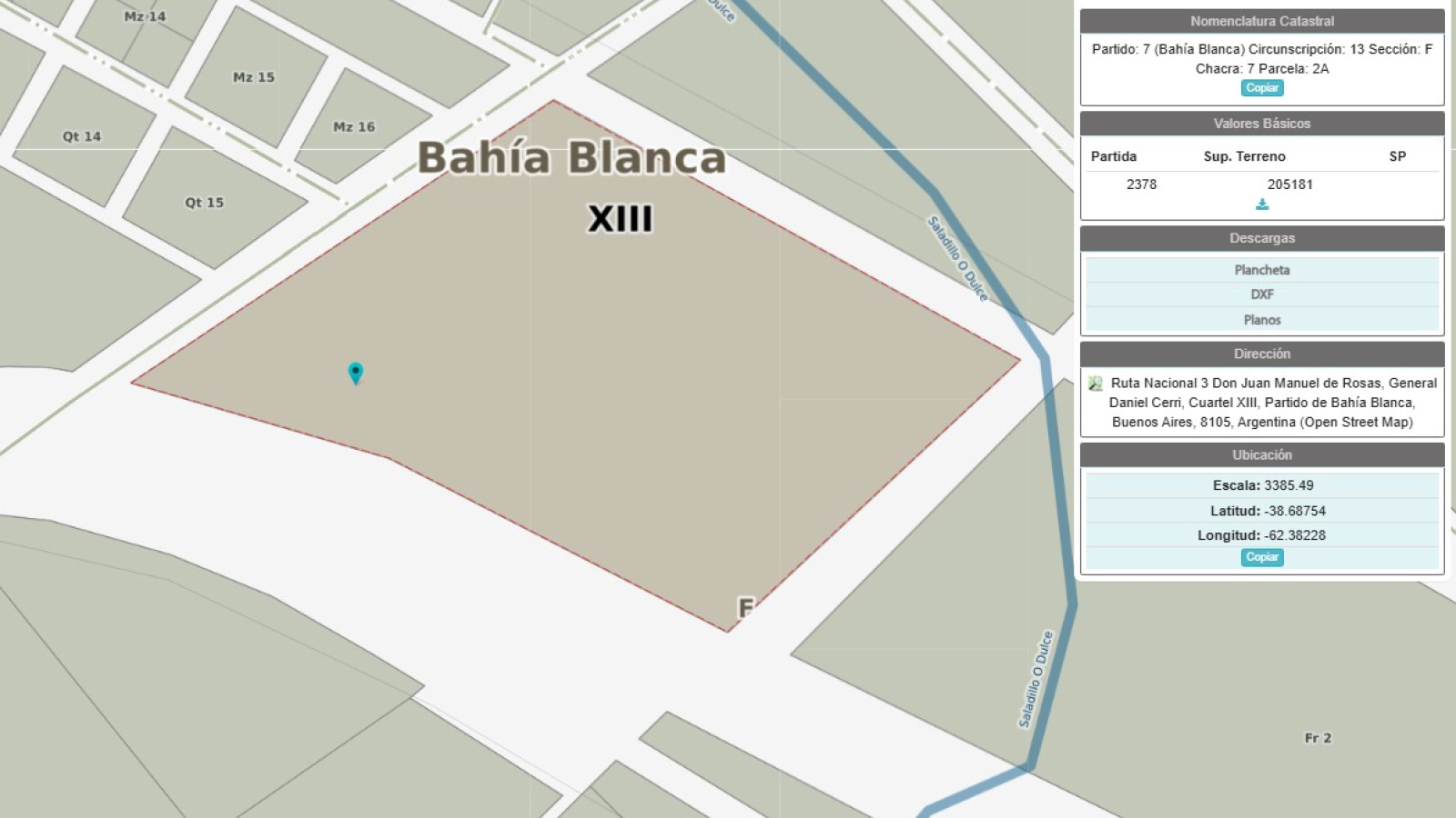 703 Ruta Nacional 3, Bahia Blanca, Buenos Aires, 8000, 0 , 0 ,0,Terreno,Venta,Ruta Nacional 3,0,1924