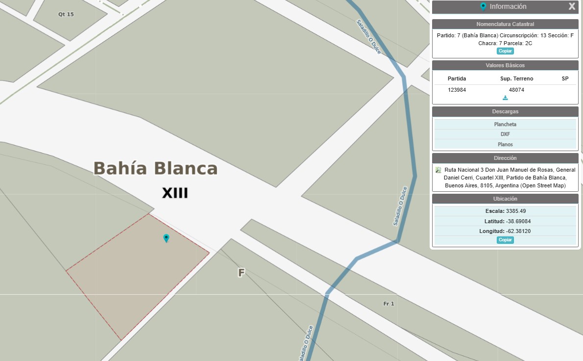 702 Ruta Nacional 3, bahia blanca, Bahia Blanca, Buenos Aires, 8000, 0 , 0 ,0,Terreno,Venta,Ruta Nacional 3,0,1925
