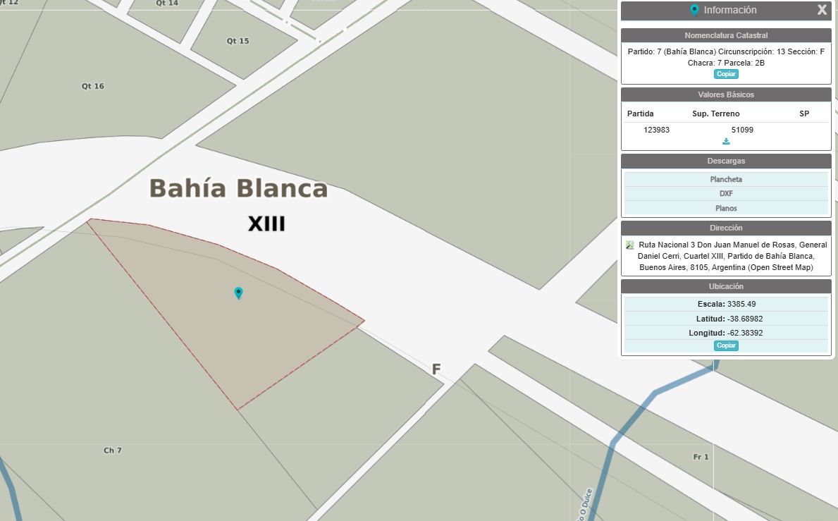 702 Ruta Nacional 3, bahia blanca, Bahia Blanca, Buenos Aires, 8000, 0 , 0 ,0,Terreno,Venta,Ruta Nacional 3,0,1925